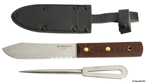 Parure coltello inox + punteruolo - 10.285.20